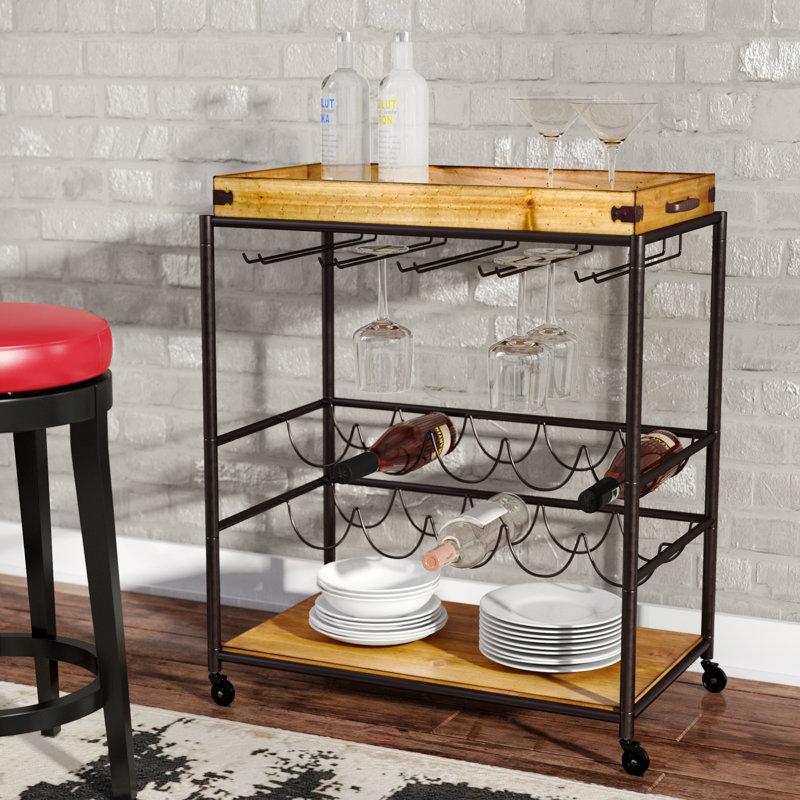 Trent Austin Design Kahnah Bar Cart & Reviews Wayfair